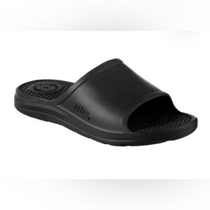 NWT Men’s Totes Everywear Black Slide Sandals (11)